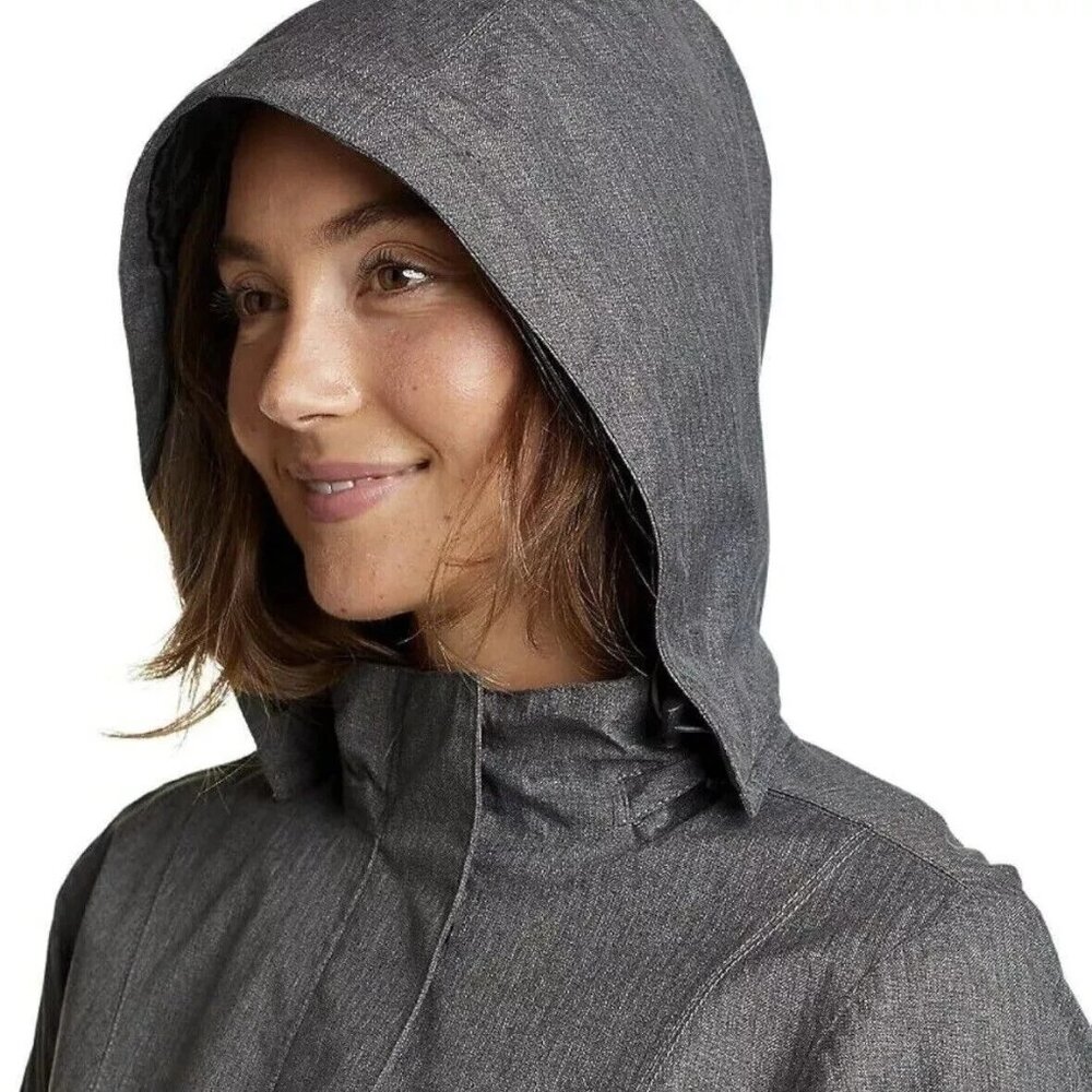 Eddie Bauer Women's Girl on the Go Trench Coat, Medium Size, New - Picture 2 of 8